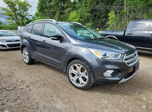1FMCU9J93KUB23267 2019 FORD ESCAPE Black Передня права чверть