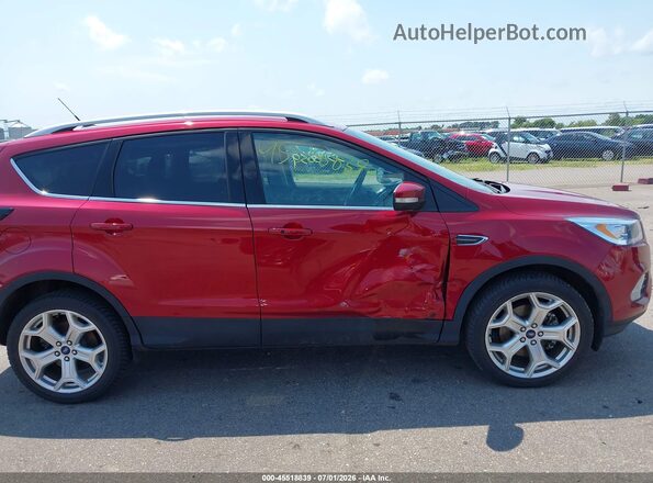 1FMCU9J93KUB27688 2019 FORD ESCAPE Красный Вид задней части салона