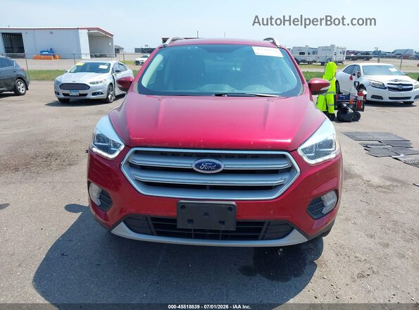 1FMCU9J93KUB27688 2019 FORD ESCAPE Красный Вид щитка приборов
