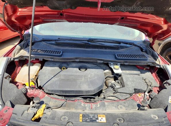1FMCU9J94GUC70639 2016 FORD ESCAPE Red Вид задньої частини салону