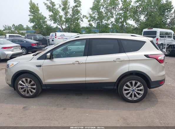 1FMCU9J94HUB65570 2017 FORD ESCAPE Champagne Սալոնի 360 աստիճան տեսք