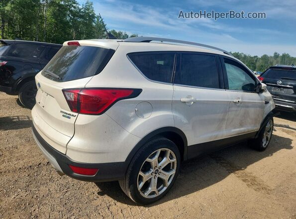 1FMCU9J94KUB16439 2019 FORD ESCAPE White Tył prawy