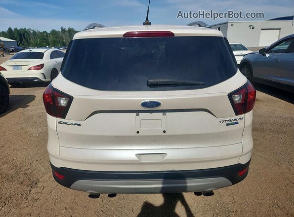 1FMCU9J94KUB16439 2019 FORD ESCAPE White Widok z tyłu