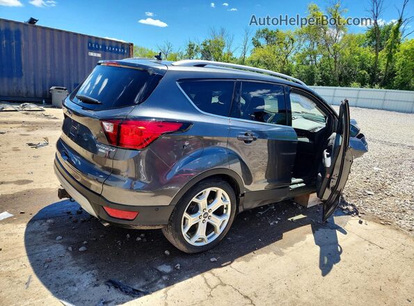 1FMCU9J94KUB51143 2019 FORD ESCAPE Gray უკანა მარჯვენა