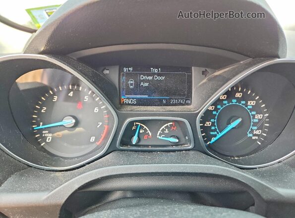 1FMCU9J95GUC04522 2016 FORD ESCAPE White Vista del cuadro de instrumentos