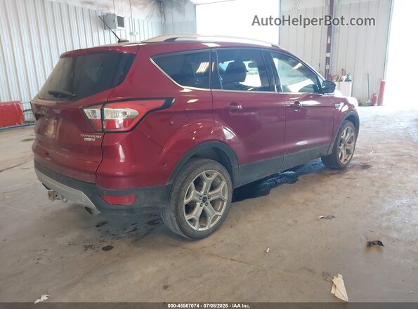 1FMCU9J95HUD75725 2017 FORD ESCAPE Burgundy Задня права чверть