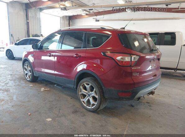 1FMCU9J95HUD75725 2017 FORD ESCAPE Burgundy Задня ліва чверть