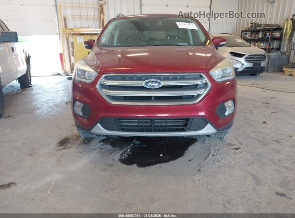 1FMCU9J95HUD75725 2017 FORD ESCAPE Burgundy Вид щитка приладів