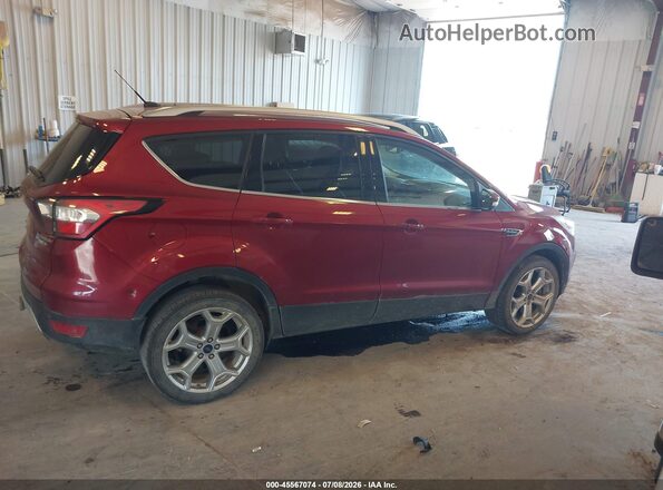 1FMCU9J95HUD75725 2017 FORD ESCAPE Burgundy Вид задньої частини салону
