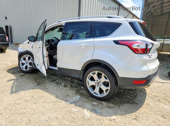 1FMCU9J95JUD46747 2018 FORD ESCAPE White Trasero izquierdo