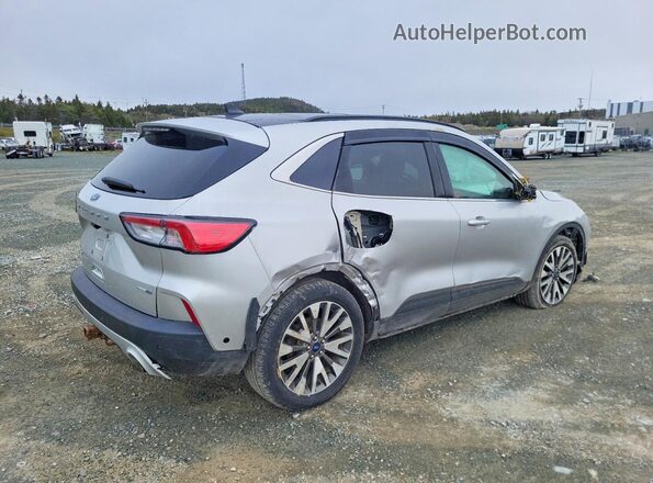 1FMCU9J95LUB32327 2020 FORD ESCAPE Silver Rear right