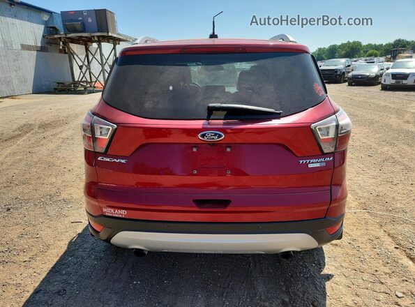 1FMCU9J96HUB01286 2017 FORD ESCAPE Red Rear view