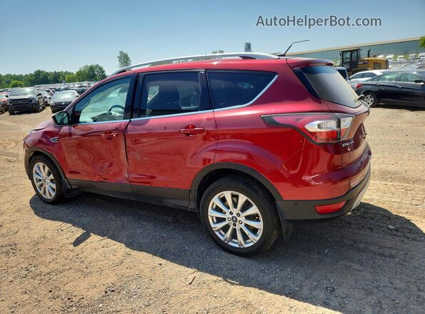 1FMCU9J96HUB01286 2017 FORD ESCAPE Red Rear left
