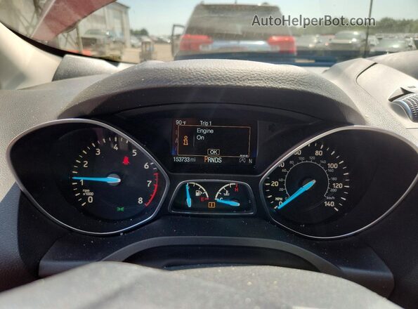 1FMCU9J96HUB01286 2017 FORD ESCAPE Red Instrument cluster view