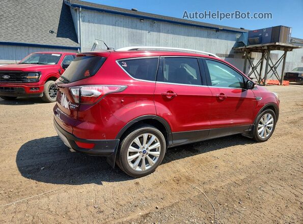 1FMCU9J96HUB01286 2017 FORD ESCAPE Red Rear right