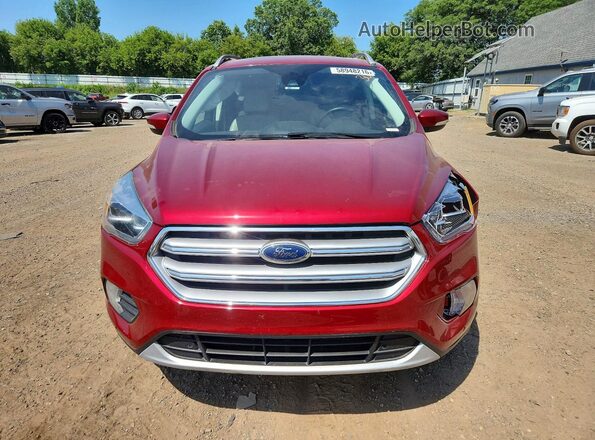 1FMCU9J96HUB01286 2017 FORD ESCAPE Red Front view