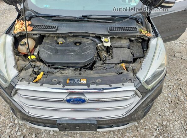 1FMCU9J96HUB08030 2017 FORD ESCAPE Серый Вид задней части салона