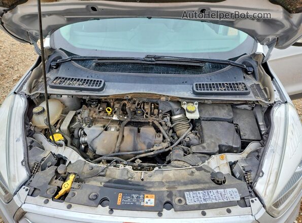 1FMCU9J96HUD41938 2017 FORD ESCAPE Silver Вид підкапотного простору