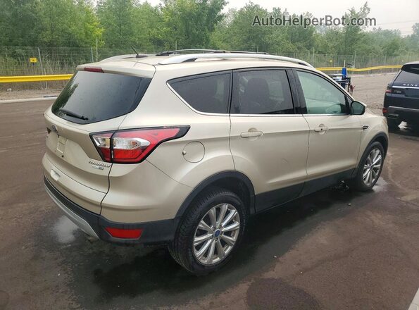 1FMCU9J96HUD47464 2017 FORD ESCAPE Gold უკანა მარჯვენა