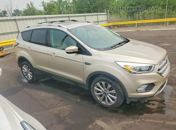 1FMCU9J96HUD47464 2017 FORD ESCAPE Gold წინა მარჯვენა