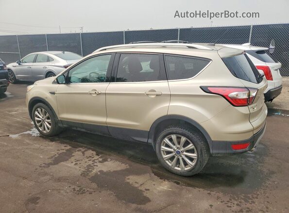 1FMCU9J96HUD47464 2017 FORD ESCAPE Gold უკანა მარცხენა