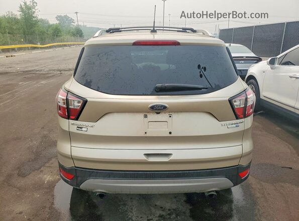 1FMCU9J96HUD47464 2017 FORD ESCAPE Gold უკანა ხედი