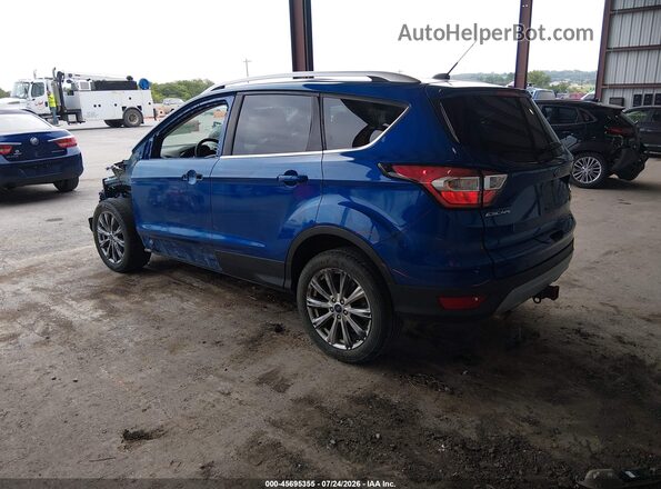 1FMCU9J96HUE57575 2017 FORD ESCAPE Blue Rear left