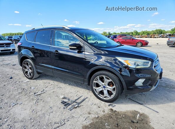 1FMCU9J96JUB40420 2018 FORD ESCAPE Black Передня права чверть