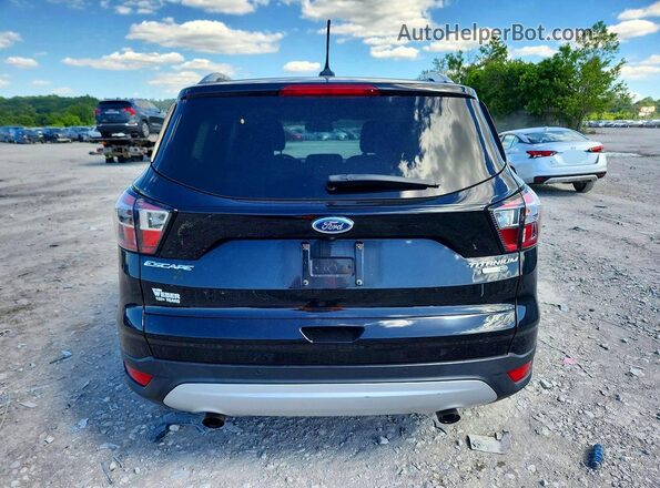 1FMCU9J96JUB40420 2018 FORD ESCAPE Black Вид ззаду