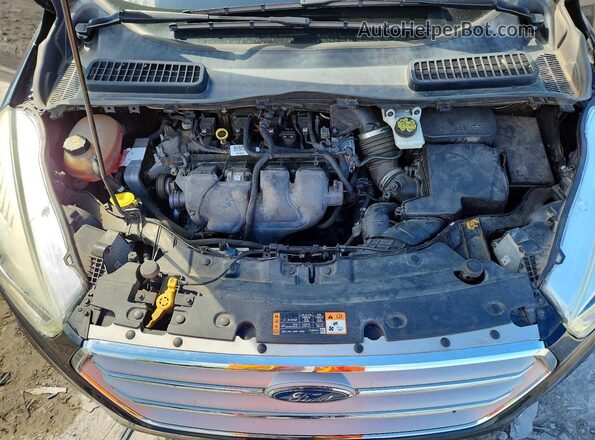 1FMCU9J96JUB40420 2018 FORD ESCAPE Black Вид підкапотного простору