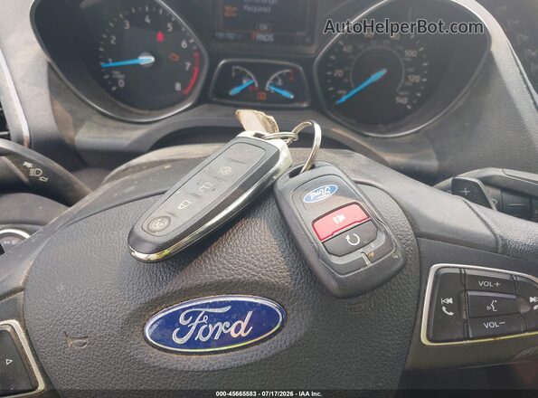 1FMCU9J96JUB59582 2018 FORD ESCAPE Blue Вид панелі приладів