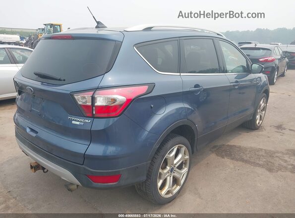 1FMCU9J96JUB59582 2018 FORD ESCAPE Blue Задня права чверть