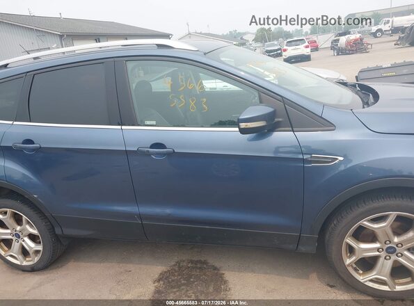 1FMCU9J96JUB59582 2018 FORD ESCAPE Blue Вид задньої частини салону