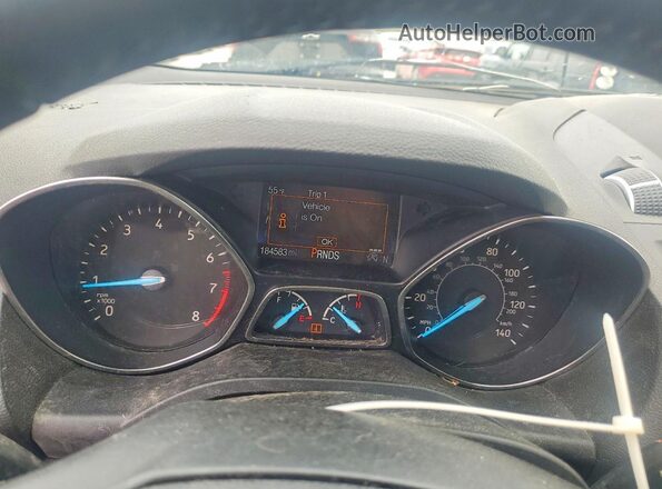 1FMCU9J96JUB87639 2018 FORD ESCAPE Blue Vista del cuadro de instrumentos