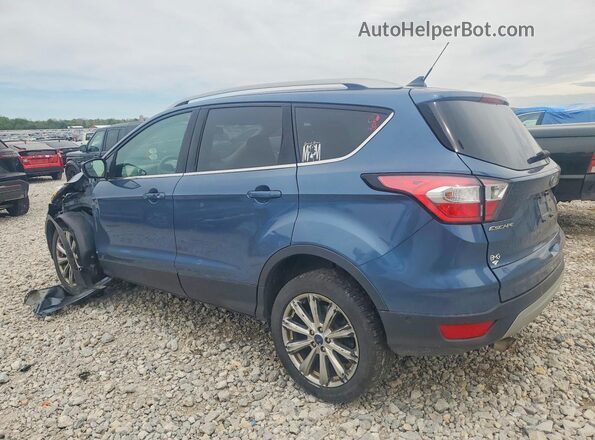 1FMCU9J96JUB87639 2018 FORD ESCAPE Blue Trasero izquierdo