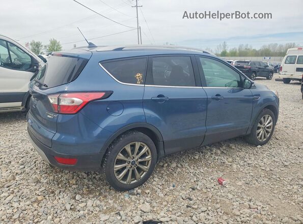 1FMCU9J96JUB87639 2018 FORD ESCAPE Blue Trasero derecho