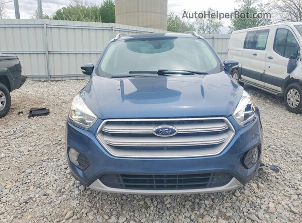 1FMCU9J96JUB87639 2018 FORD ESCAPE Blue Vista frontal