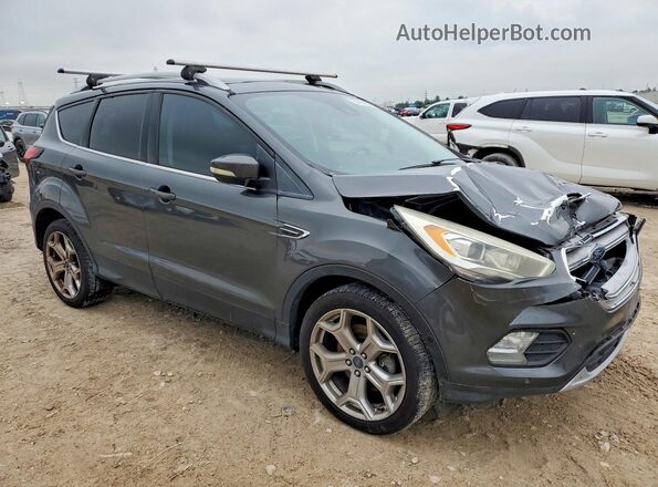 1FMCU9J96KUA41131 2019 FORD ESCAPE Gray Delantero derecho