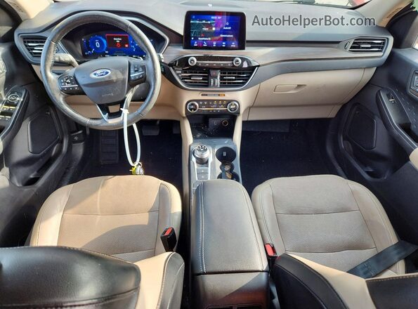 1FMCU9J96LUA80738 2020 FORD ESCAPE Orange Widok deski rozdzielczej