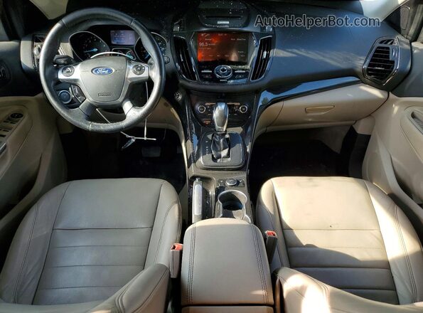 1FMCU9J97GUC83630 2016 FORD ESCAPE Black Вид панелі приладів