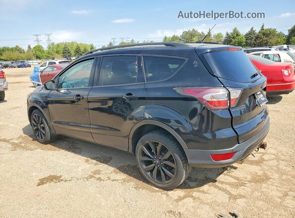 1FMCU9J97HUA77077 2017 FORD ESCAPE Черный Задняя левая четверть