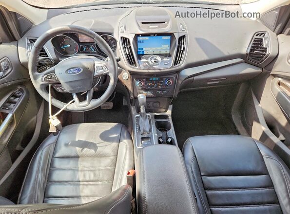 1FMCU9J97HUD50132 2017 FORD ESCAPE Black Widok deski rozdzielczej