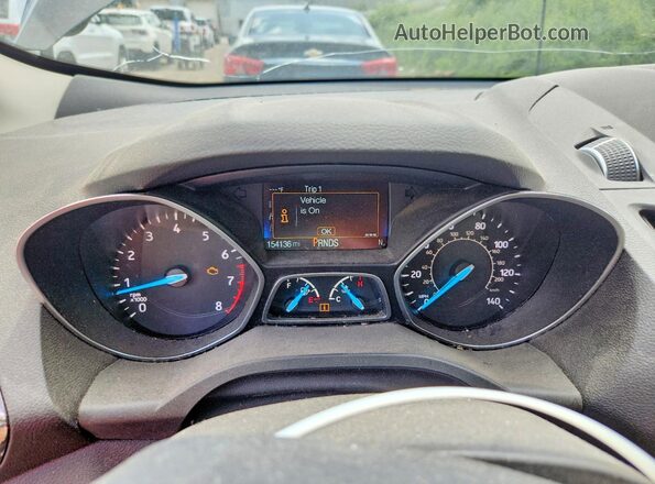 1FMCU9J97JUC21376 2018 FORD ESCAPE Gray Vista del cuadro de instrumentos