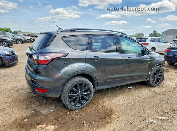 1FMCU9J97JUC21376 2018 FORD ESCAPE Gray Trasero derecho