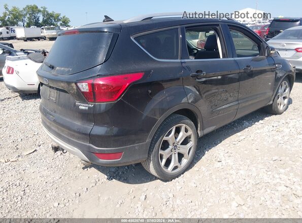 1FMCU9J97KUB47149 2019 FORD ESCAPE Black Tył prawy