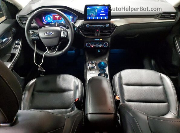 1FMCU9J97MUB21461 2021 FORD ESCAPE Black Widok deski rozdzielczej