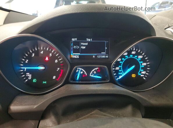 1FMCU9J98GUC57179 2016 FORD ESCAPE Серебряный Вид щитка приборов