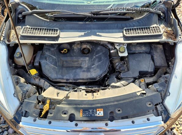1FMCU9J98HUC49892 2017 FORD ESCAPE Black Widok komory silnika