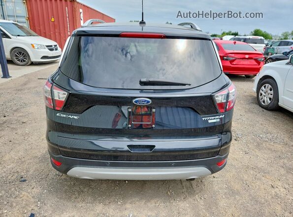 1FMCU9J98HUD00131 2017 FORD ESCAPE Black უკანა ხედი