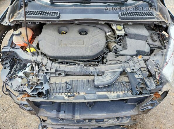 1FMCU9J98HUD00131 2017 FORD ESCAPE Black ძრავის განყოფილების ხედი